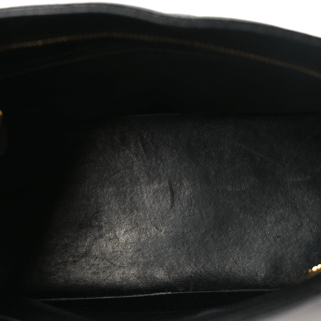 Caviar Quilted Medallion Tote Black