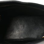 Caviar Quilted Medallion Tote Black