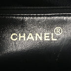Caviar Quilted Medallion Tote Black