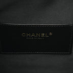 Caviar Quilted Medium Chanel 25 Handbag Black