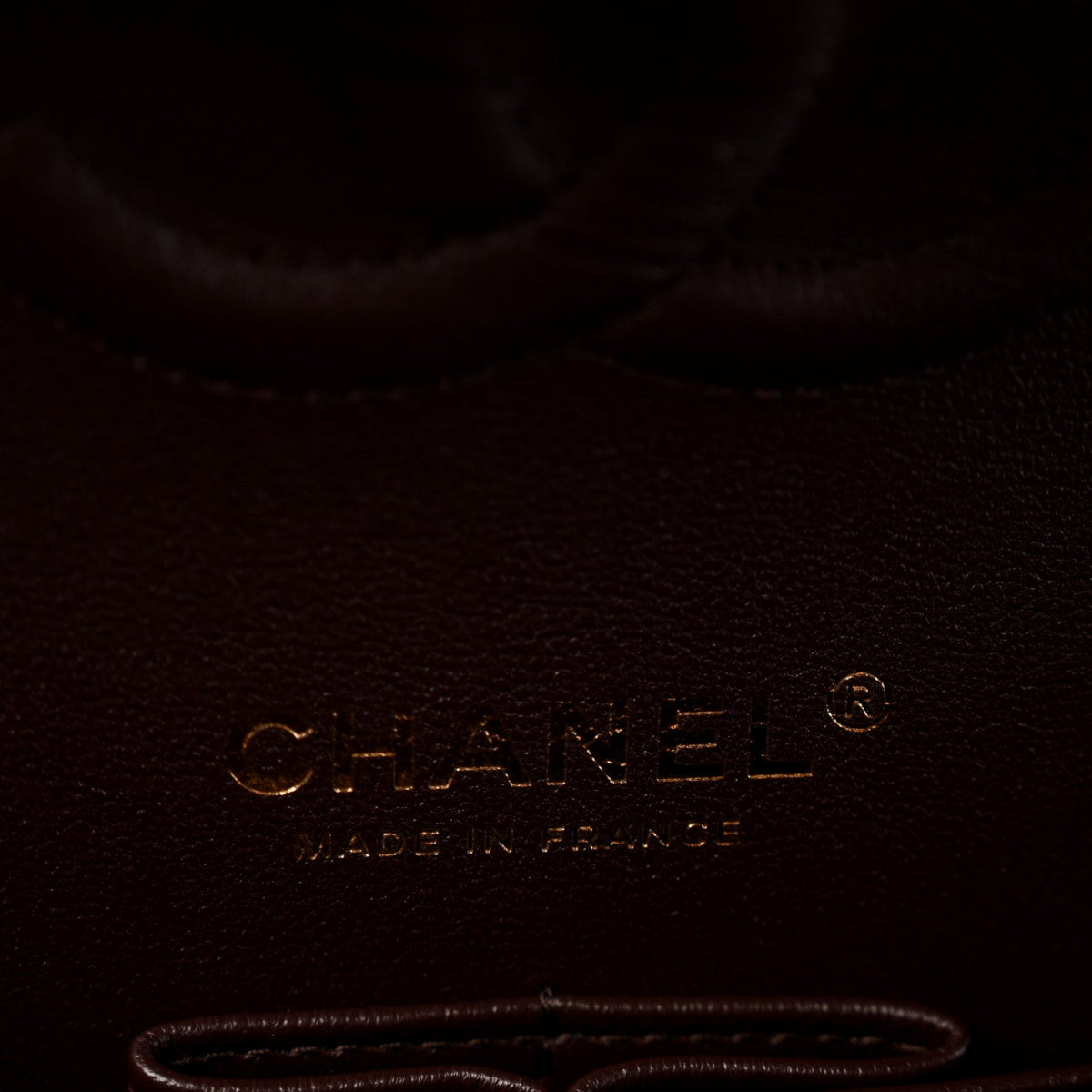 Caviar Quilted Medium Double Flap Dark Brown