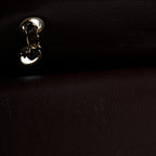Caviar Quilted Medium Double Flap Dark Brown