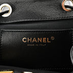 Caviar Quilted Mini Business Affinity Backpack Black