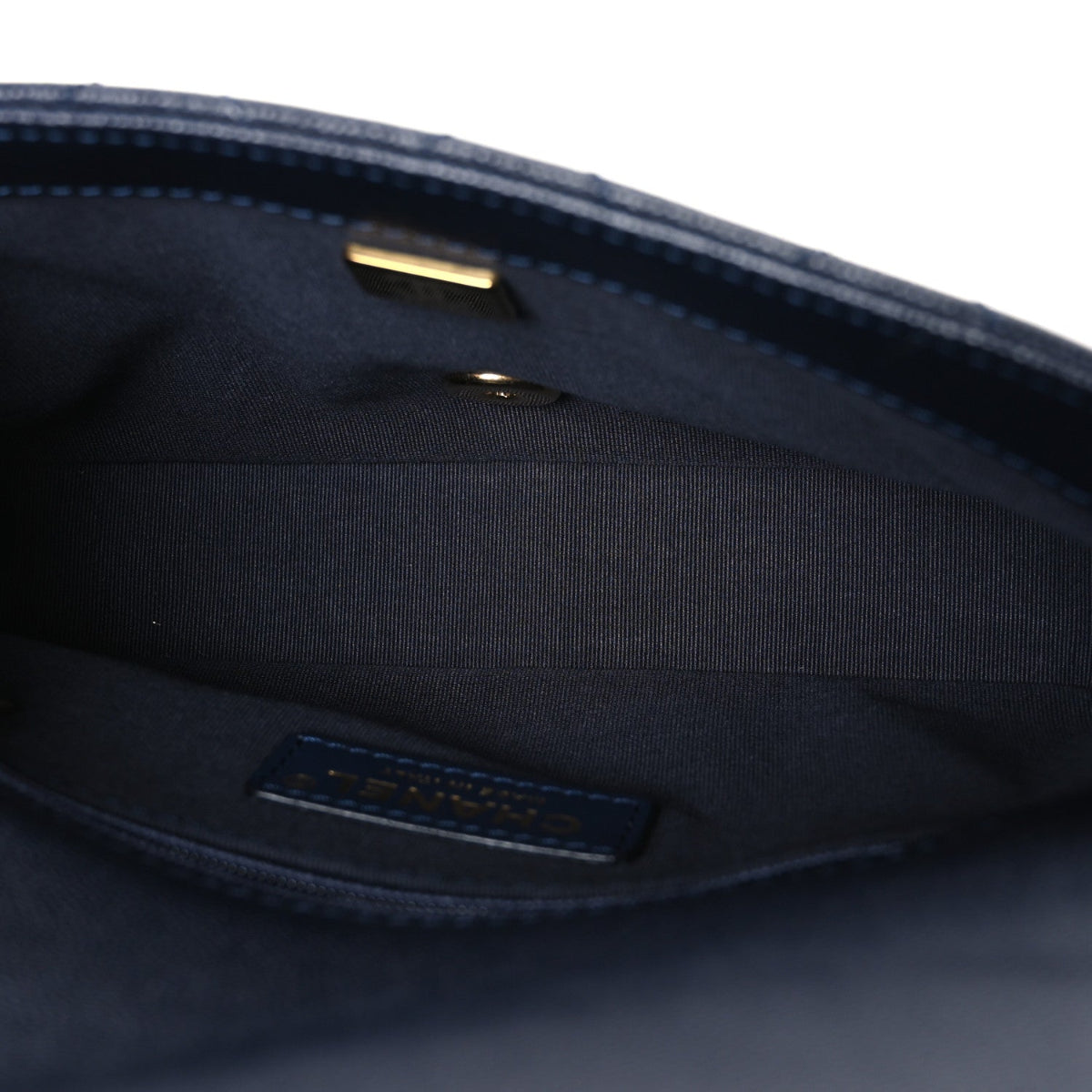 Caviar Quilted Mini CC You Flap Navy