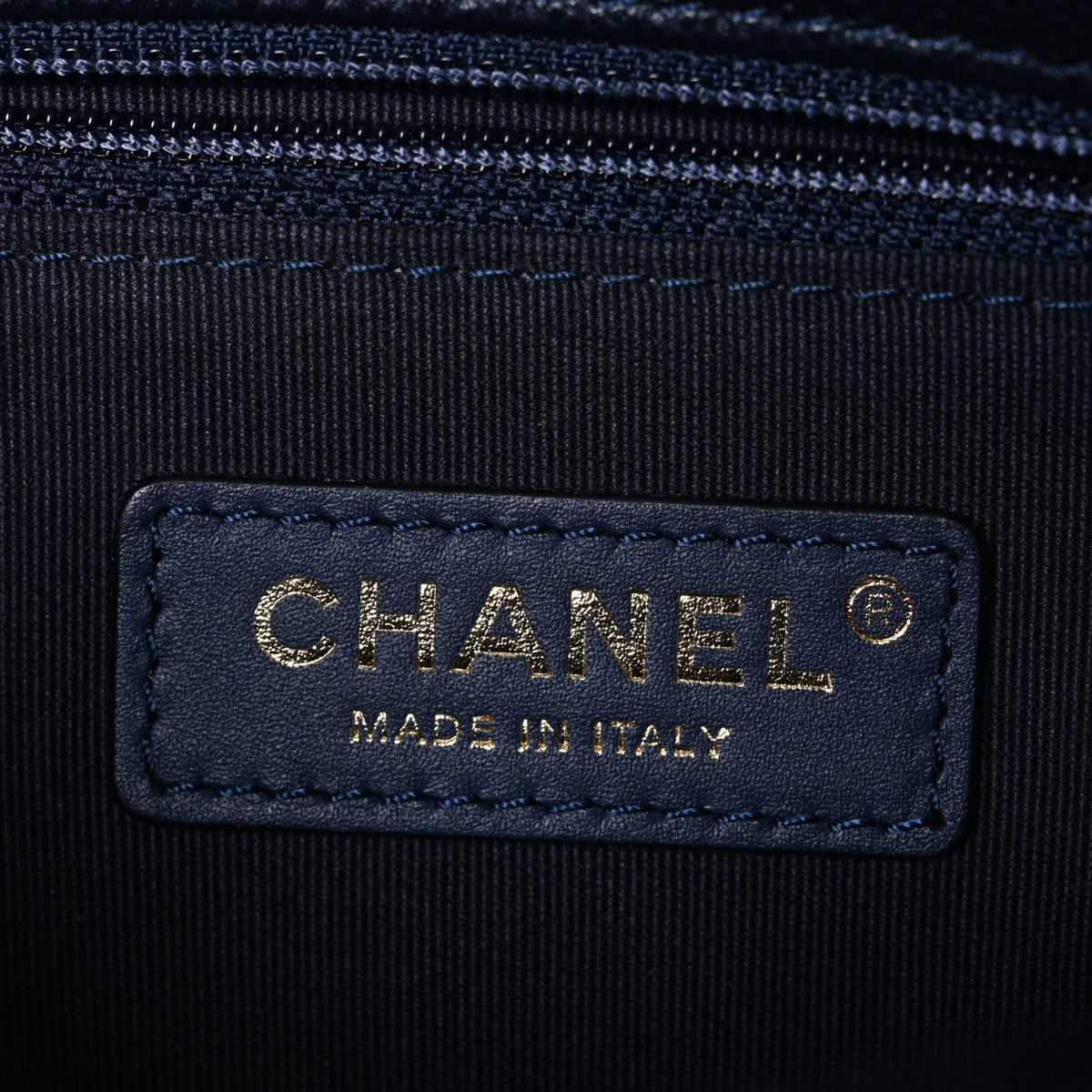 Caviar Quilted Mini CC You Flap Navy