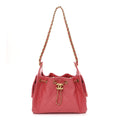 Caviar Quilted Mini Chanel 25 Handbag Coral