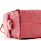 Caviar Quilted Mini Chanel 25 Handbag Coral
