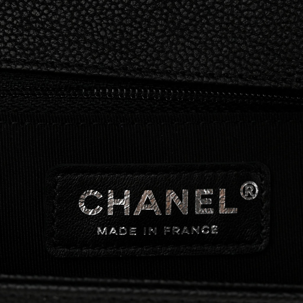 Caviar Quilted New Medium Boy Flap Black