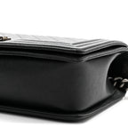 Caviar Quilted New Medium Boy Flap Black
