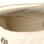 Caviar Quilted Small CC Day Backpack White