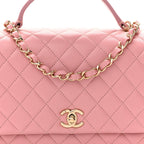 Lambskin Quilted Small Citizen Chic Flap Pink