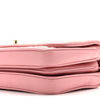 Lambskin Quilted Small Citizen Chic Flap Pink