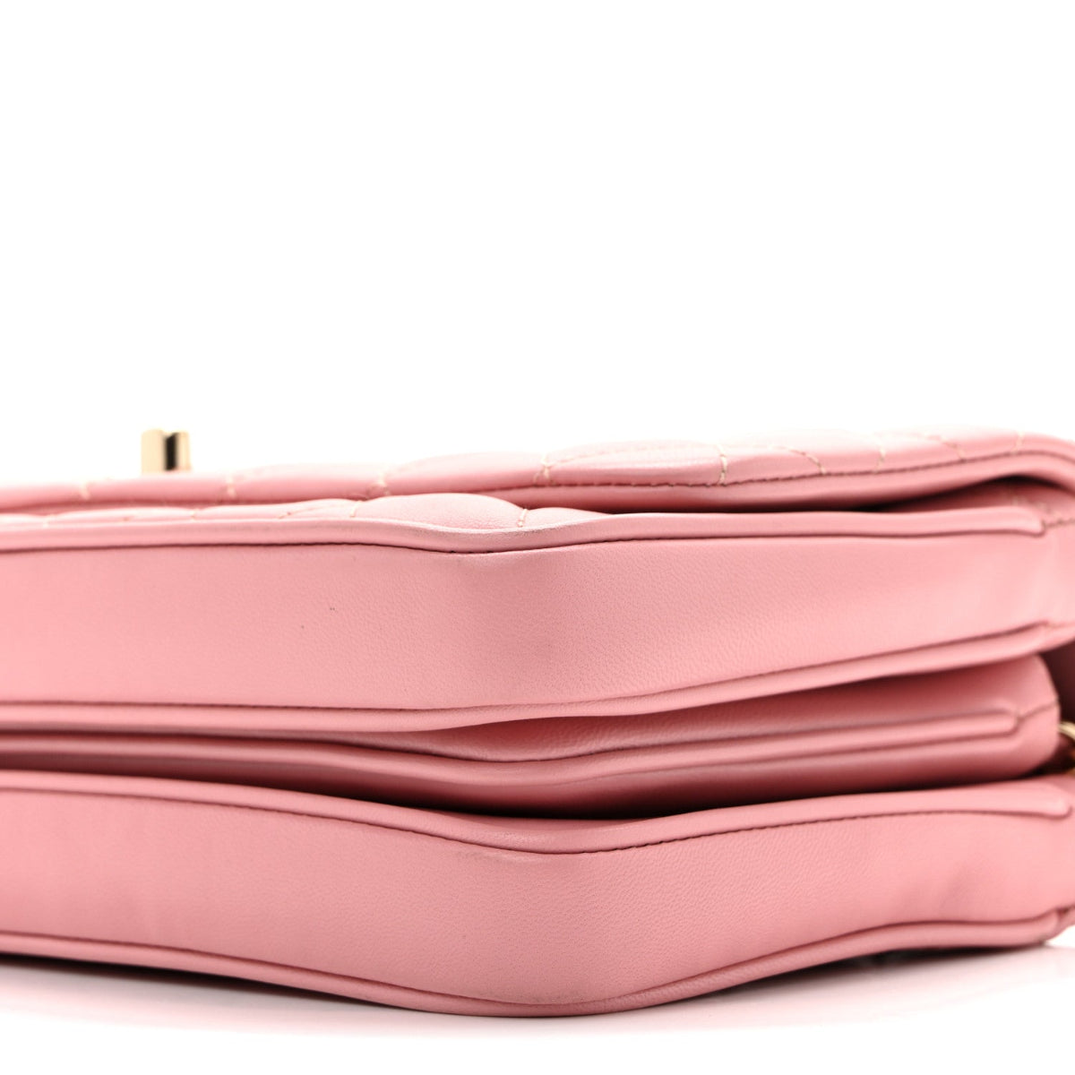 Lambskin Quilted Small Citizen Chic Flap Pink
