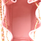 Caviar Quilted Small Chanel 25 Handbag Light Pink