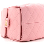 Caviar Quilted Small Chanel 25 Handbag Light Pink