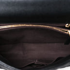 Caviar Quilted Small Coco Chain Handle Flap Black
