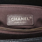 Caviar Quilted Small Coco Chain Handle Flap Black