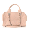 Caviar Quilted Small Deauville Bowling Bag Light Pink