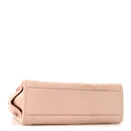 Caviar Quilted Small Deauville Bowling Bag Light Pink