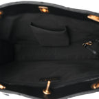 Caviar Quilted Sweet Classic Shopping Tote Black