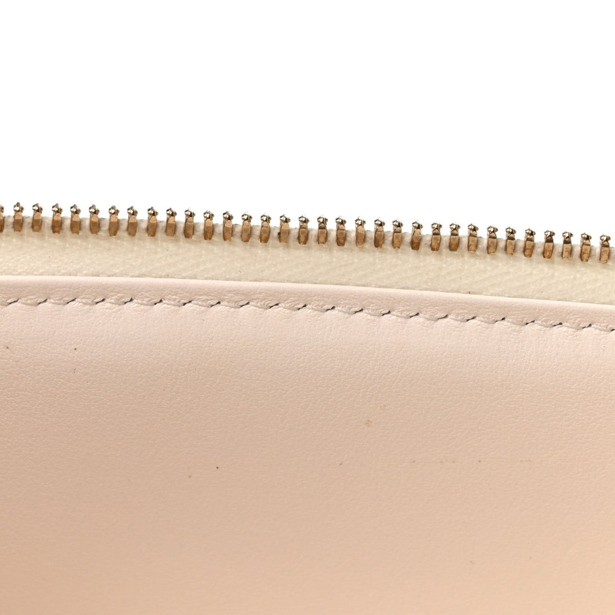Caviar Quilted Top Handle Slim Vanity With Chain White