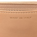 Caviar Quilted Wallet on Chain WOC Beige