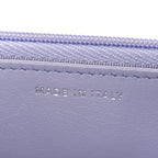 Caviar Quilted Wallet on Chain WOC Light Purple