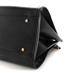 Caviar Small Studded Deauville Tote Black