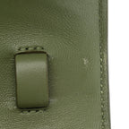 Liege Calfskin Medium Classic Box Flap Bag Light Khaki