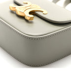 Shiny Calfskin Mini Triomphe Chalk