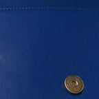 Caviar Quilted Boy Wallet On Chain WOC Dark Blue