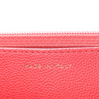 Caviar Quilted Wallet on Chain WOC Pink