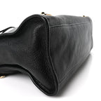 Chevre Gold Metallic Edge Hardware City Black