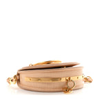 Calfskin Lizard Embossed Nile Bracelet Minaudiere Bag Pink