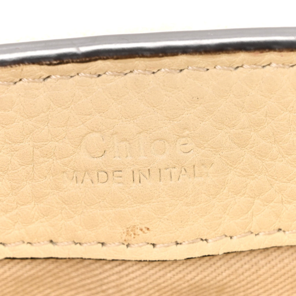 Calfskin Mini Faye Day Shoulder Bag Off White