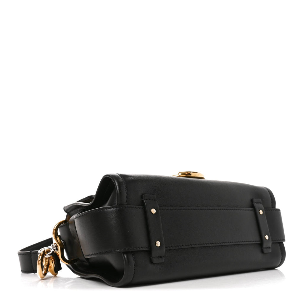 Calfskin Mini Tess Day Bag Black