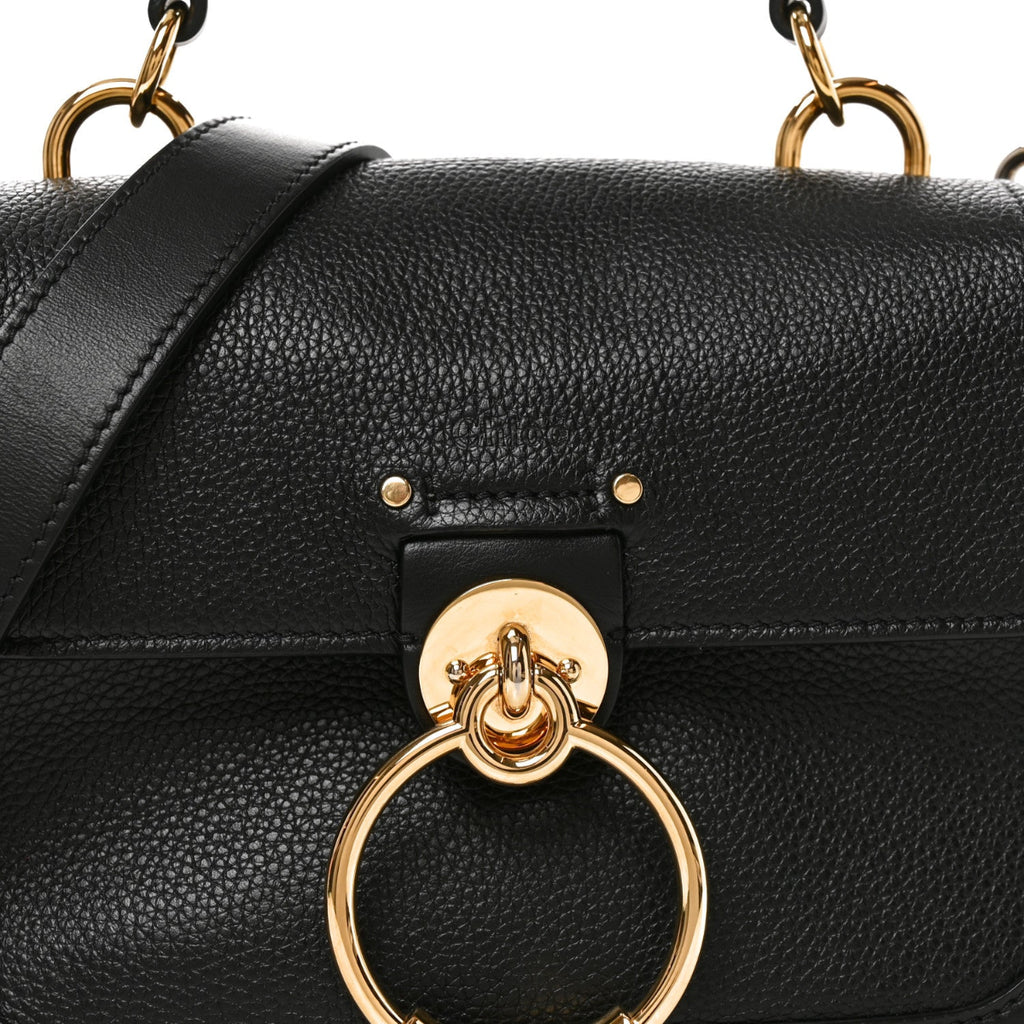 Calfskin Mini Tess Day Bag Black