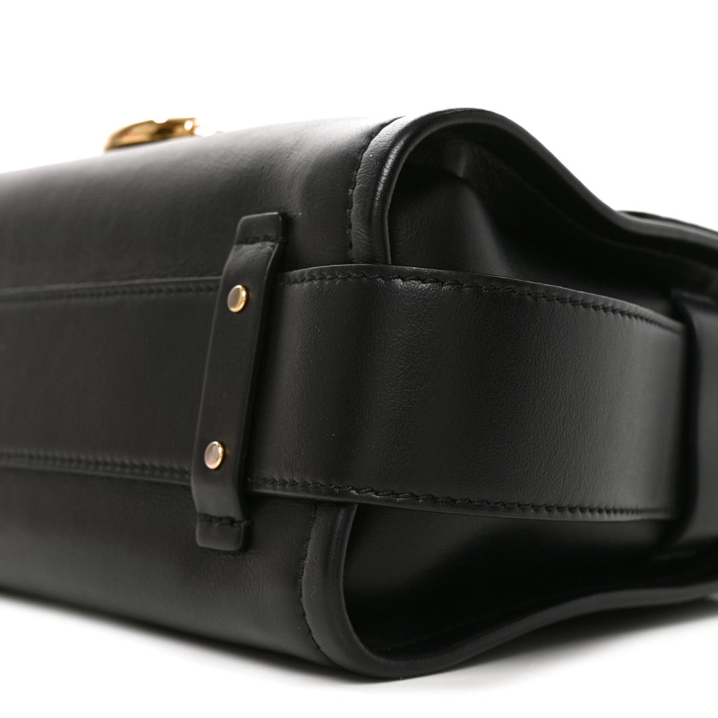 Calfskin Mini Tess Day Bag Black