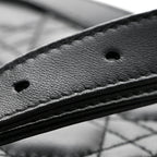 Lambskin Cannage Small Lady Dior Black