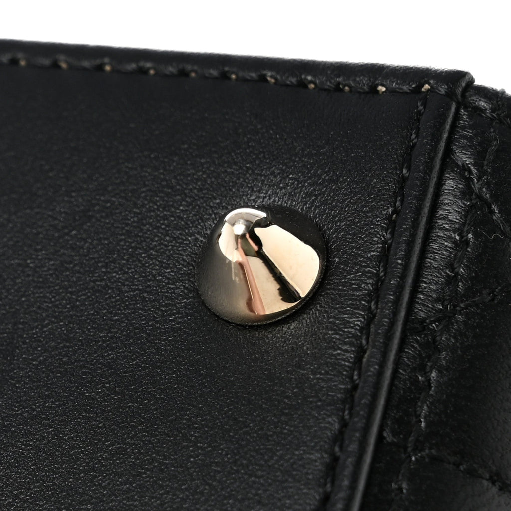 Lambskin Cannage Small Lady Dior Black