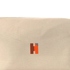 Cotton Canvas H Pavillon Large Bride-A-Brac Pouch Naturel