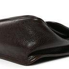 Crinkled Calfskin Matelasse Monogram Medium Niki Chain Satchel Moka