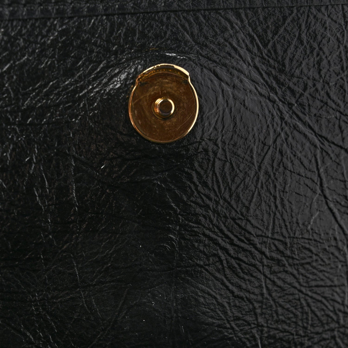 Crinkled Lambskin Matelasse Monogram Baby Niki Chain Satchel Black