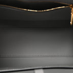 Crocodile Embossed Calfskin Mini Frances Tote Cloud Grey
