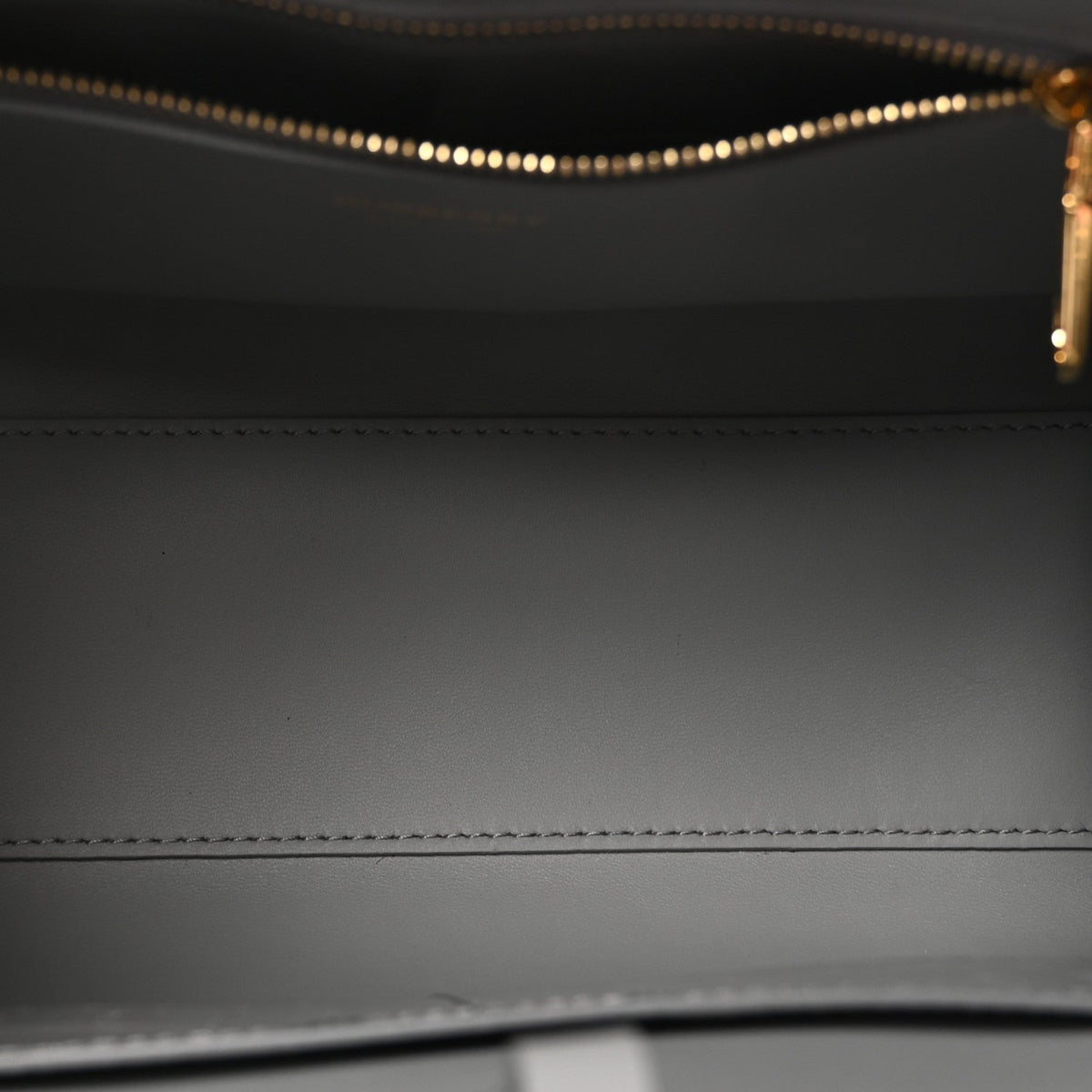 Crocodile Embossed Calfskin Mini Frances Tote Cloud Grey