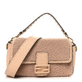 Curly Sheepskin Cuoio Romano Selleria Baguette Plaster Panna