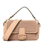 Curly Sheepskin Cuoio Romano Selleria Baguette Plaster Panna