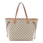 Damier Azur Neo Neverfull MM Rose Ballerine
