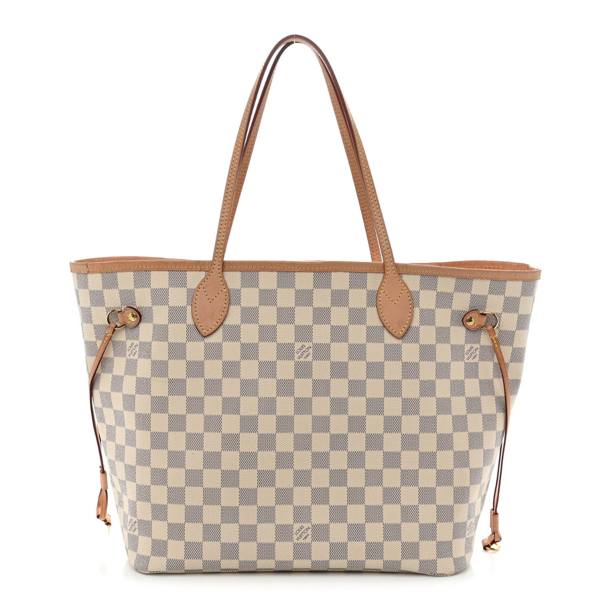 Damier Azur Neo Neverfull MM Rose Ballerine