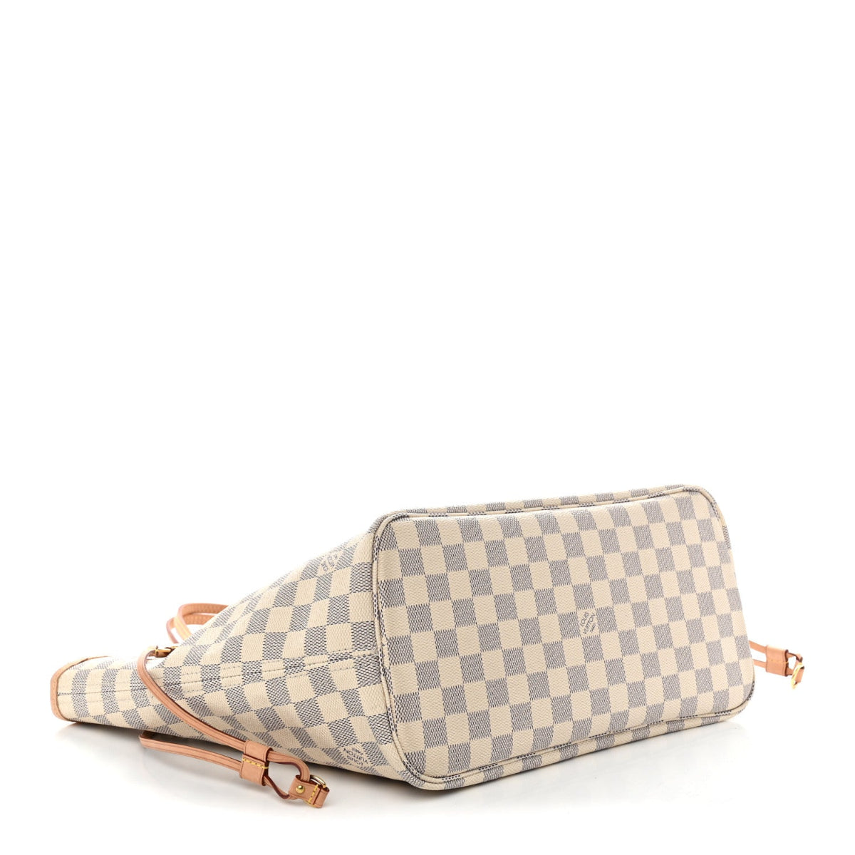 Damier Azur Neo Neverfull MM Rose Ballerine